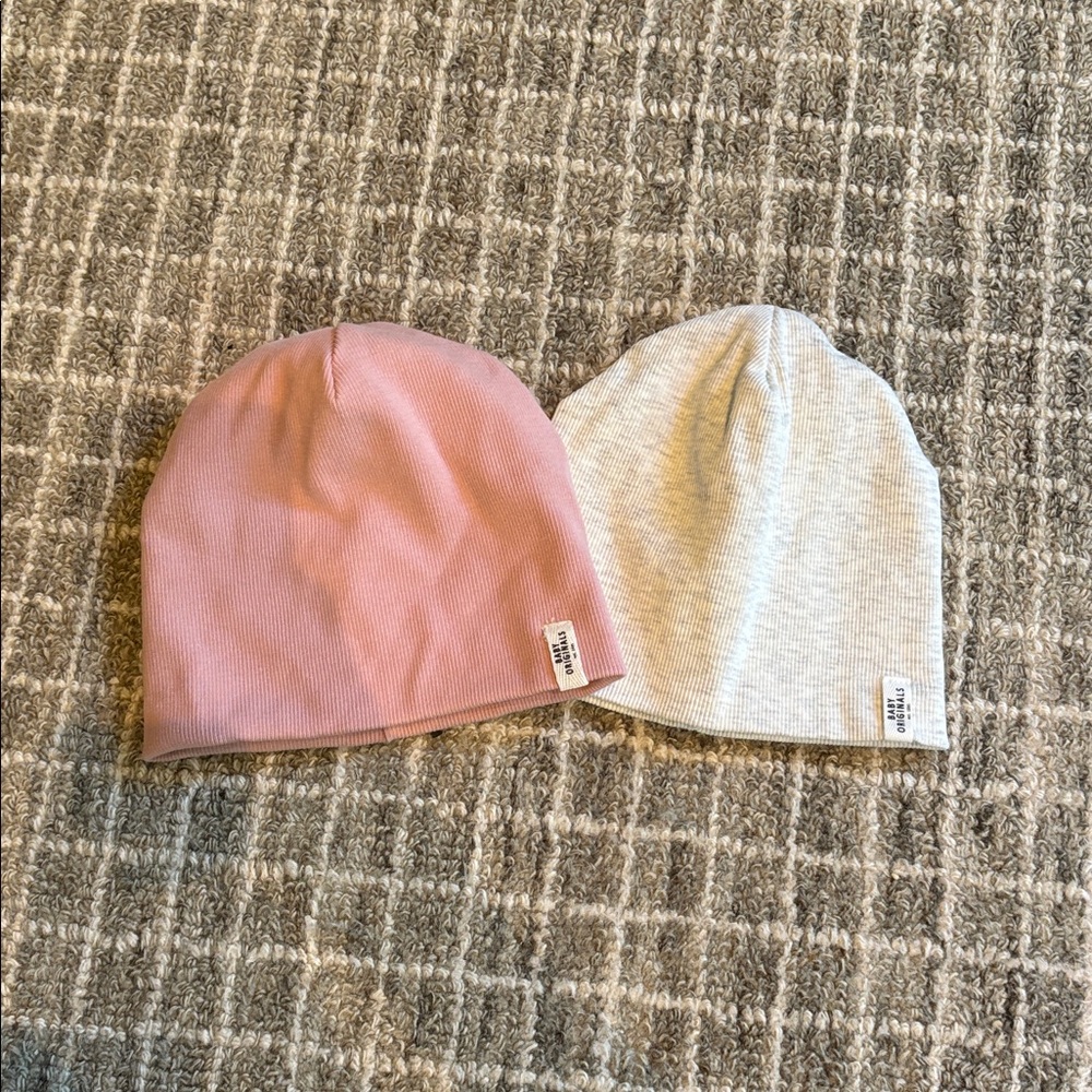 H&M Baby Beanie Hats, Size 9-12 months